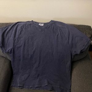 Blue Plus Size Men’s Shirt